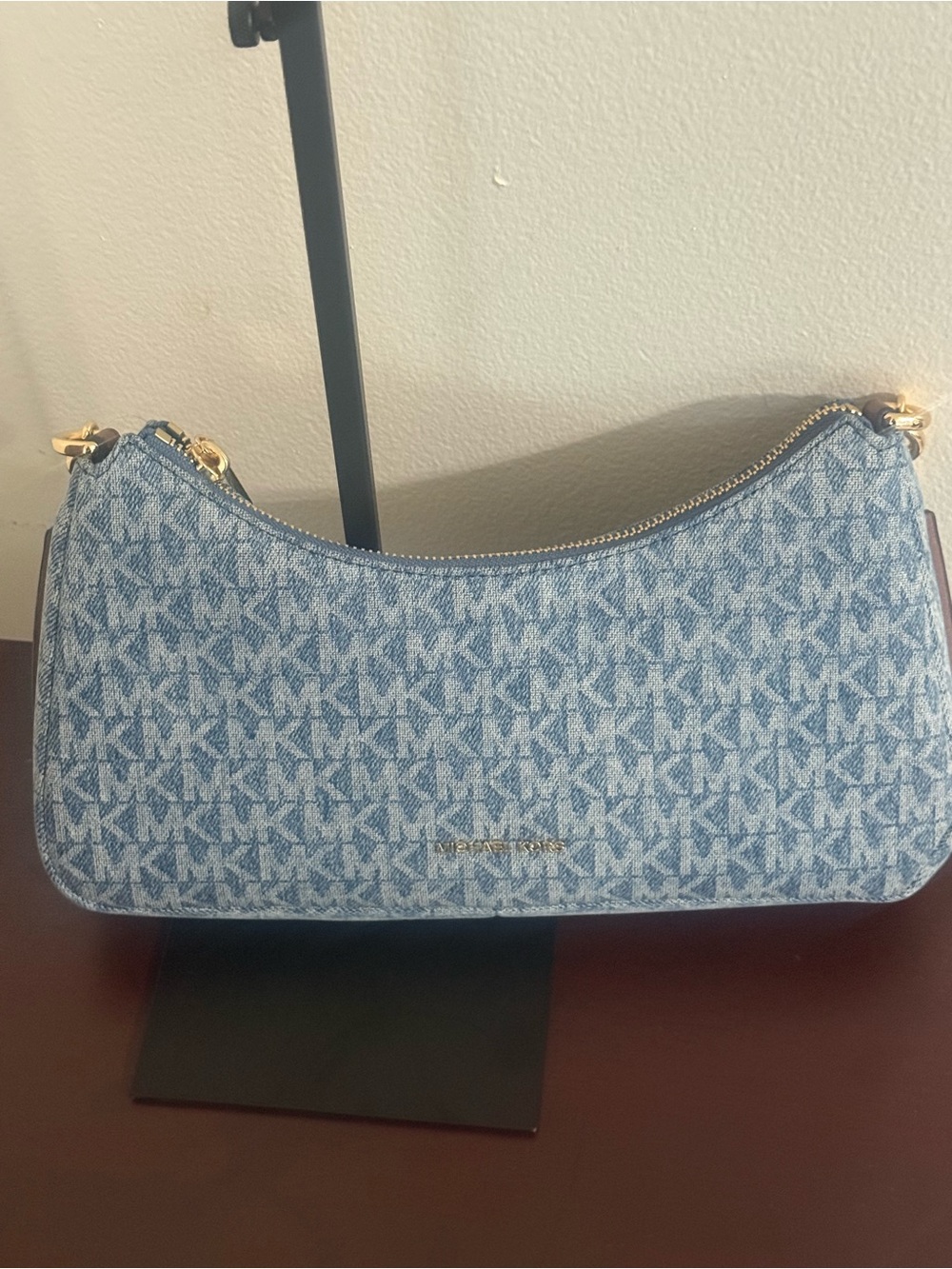NWT Nolita Medium Signature Denim Chain Pochette - Picture 9 of 10